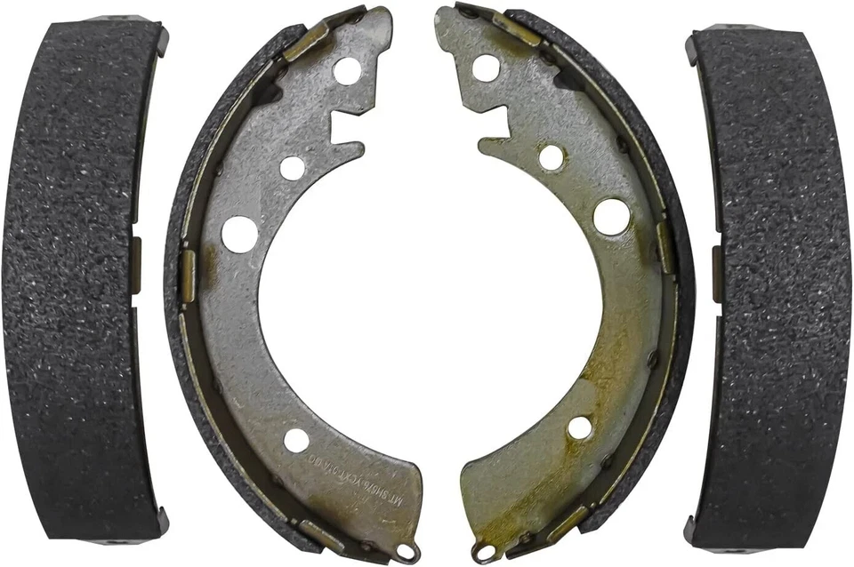 Front Drilled Rotors Brake Pads Rear Drums Shoes for 2001-2005 Honda Civic 1.7L Foto 4 de 4