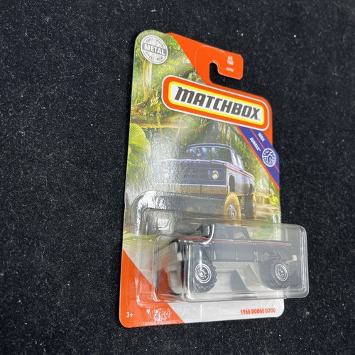 2020 Matchbox 1968 DODGE D200 #65 Black MBX JUNGLE (READ DESCRIPTION) - Picture 2 of 9