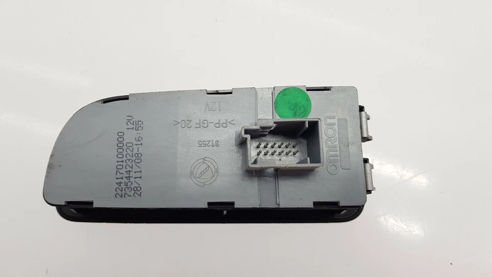 PEUGEOT BIPPER 2010 LHD FARO DELANTERO ALTURA LUZ ANTINIEBLA PANEL INTERRUPTOR - Imagen 3 de 4