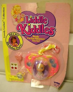 #3592 NRFC Tyco Liddle Kiddles Lovely Locket Collection Becky Birthday Party