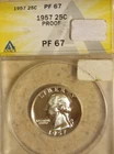 1957 proof quarter