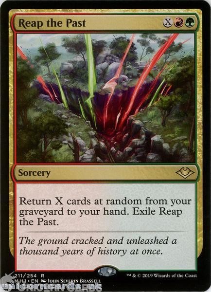 Reap the Past Modern Horizons MH1-EN-211 Rare Mint MTG Card