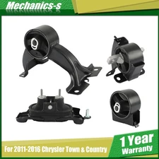 4Pcs Engine Motor Trans Mounts For 11-16 Chrysler Town & Country Ram C/V A5665
