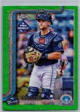 2025 Topps Pro Debut - Chrome Walker Janek #PDC-19 Green Wave Refractor /99 (RC)