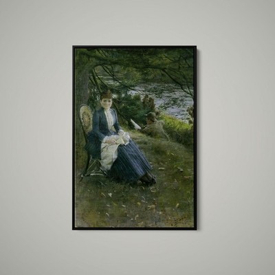Anders Leonard Zorn - In Scotland, Mrs. Symons - Art Print on Paper or Canvas