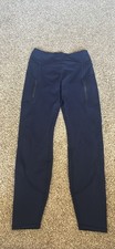 Athleta Women's Navy Ankle Leggings with Pockets Size S Activewear