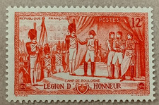 5D1-Timbre France YT 997 neuf * année 1954 "napoléon 1"