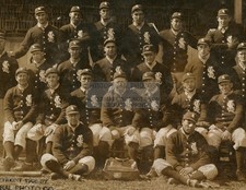 GROUP PHOTO ST LOUIS BROWNS BASEBALL TEAM 1908 8.5X11 CANVAS PHOTO