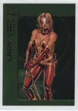 2025 Skybox Metal Universe Batman High Series Lime Green FX 55/175 Lady Vic 02aj