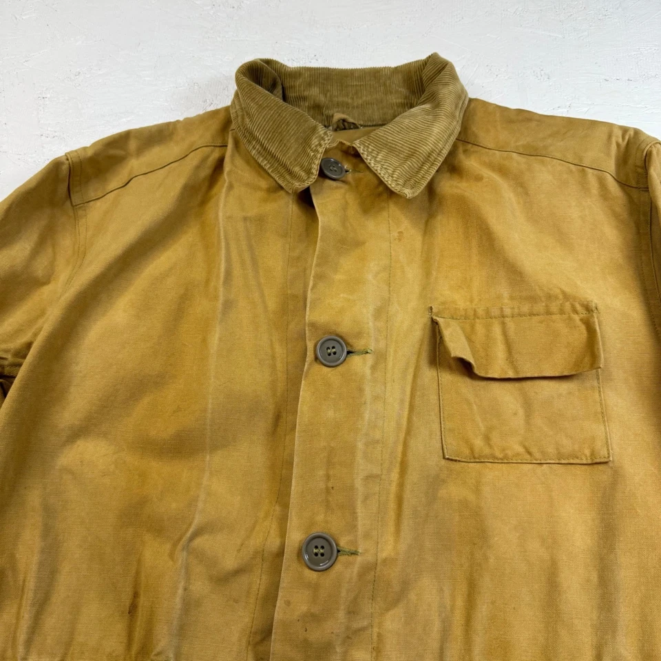 Chaqueta de Trabajo Vintage Marca Bobcat Para Hombres Tostada Cuello Pana Ropa de Trabajo Abrigo para Tareas Foto 2 de 4