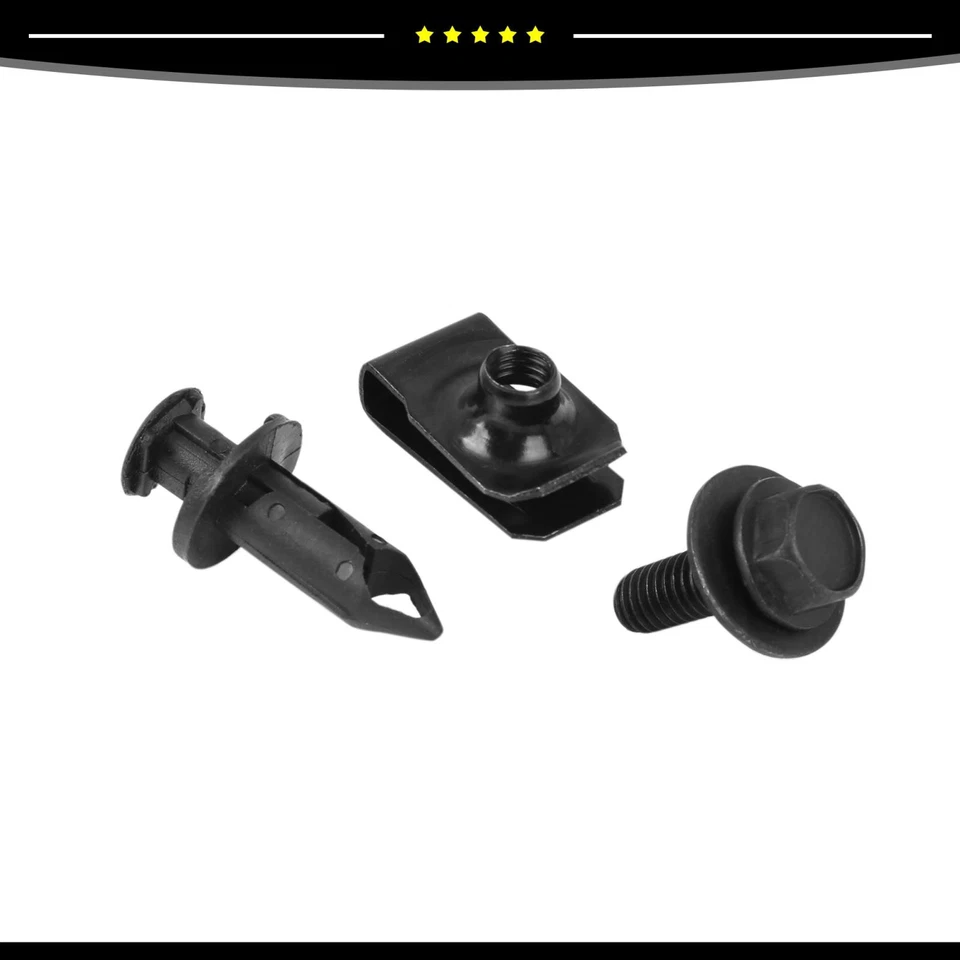 Piece of 28 Engine Splash Shield Body Fender Bumper Rivets fit for Nissan 350z - Image 4 of 4