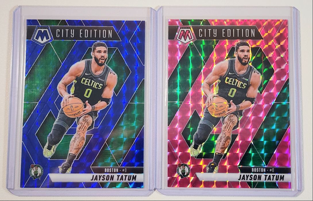 [2] JAYSON TATUM 2024-25 MOSAIC CITY EDITION PINK MOSAIC PRIZM /175 Q2277
