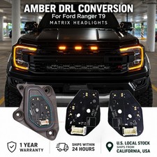 Amber Drl Led Board For Ford Ranger 23-26 Matrix Headlight Daytime Running Light Amber Drl Led Board For Ford Ranger 23-26 Matrix Headlight Daytime Running Light