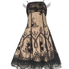 Corset Mini Dress Mesh Overlay Velvet Floral Black Y2K Womens S Prom Whimsigoth
