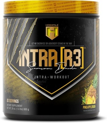 HOSSTILE Intra[R3] Intra Workout Powder, EAA & BCAA Drink with Carbs, Enhance
