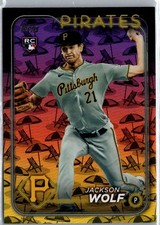 2024 TOPPS BEACH CHAIR SSP JACKSON WOLF RC /50 SP INSERT CARD