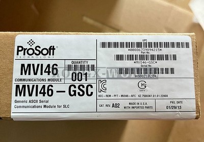 New ProSoft Master Communication Module MVI46-GSC Free Shipping New in Box PLC