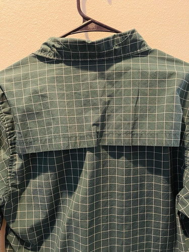 The North Face Shirt Mens Size Small Green Plaid Long Sleeve Button - Picture 5 of 14