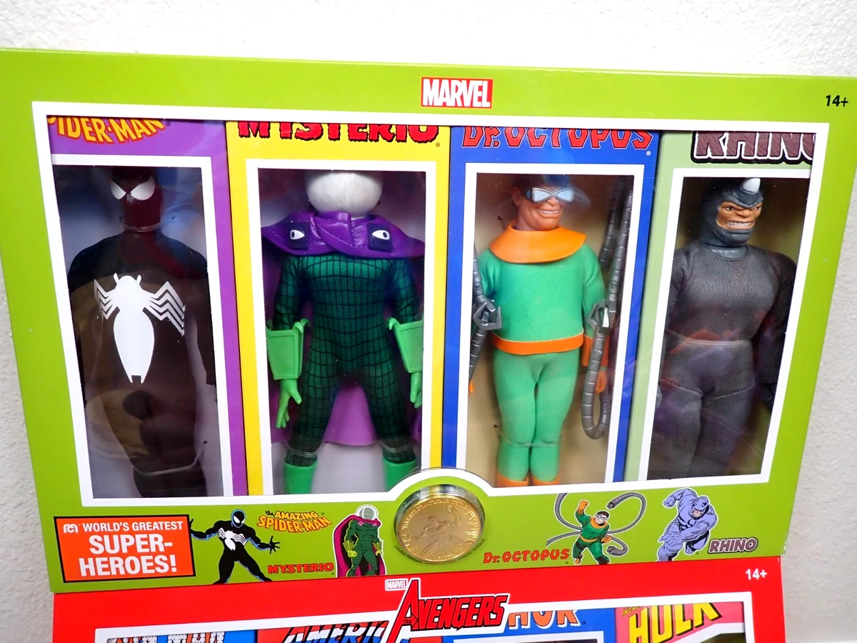 NEW MARVEL AVENGERS WORLDS GREATEST SUPER HEROES FIGURE SET VINTAGE LIMITED COIN