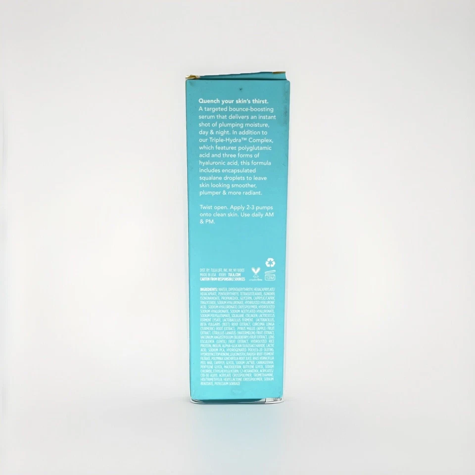 TULA 24/7 Suero Ultra Hidratación, Complejo Triple Hidra, Relena la Piel, Reduce la Fina Foto 3 de 3