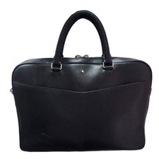 Montblanc Briefcase Black Leather Men Handbag Good condition