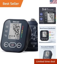Blood Pressure Monitor Upper Arm BP Machine for Home Dual User Large Cuff