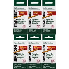 Stim-U-Dent Original, The Un-Plastic Plaque Removers, 6 count Pack of 200 
