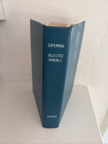 SUPERMAN CUSTOM HARDCOVER Silver Age Annuals & 80-page Giants Original Bound