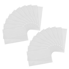  100 Pcs Shirt Boxes Clear Clothing Bags for Packaging Shipping Coin