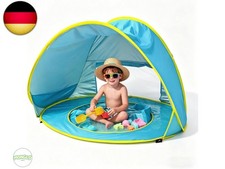 Strandmuschel Baby - Pop Up Strandmuschel UV Schutz 50+ - Strandzelt Baby mit