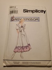 Vntg. Pattern - Simplicity Daisy Kingdom 1994 Dress 8874 Misses Size HH 6-12