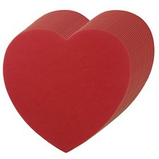 150 Pcs Large Heart Paper Cutouts, Red Heart Shapes Paper Cut Out, Valentines...