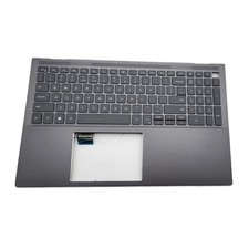 For Dell Vostro 7500 Palmrest Backlit Keyboard Upper Case 02KF2N 08DX59 Brown US