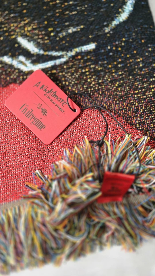 Tapiz/manta de terror Freddy Krueger Pesadilla en Elm Street del régimen civil Foto 3 de 4