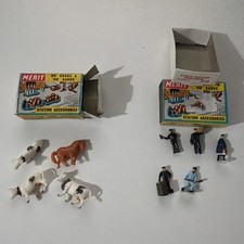 Merit  00 gauge Model rail accessories - Public Services Personnel & Cows