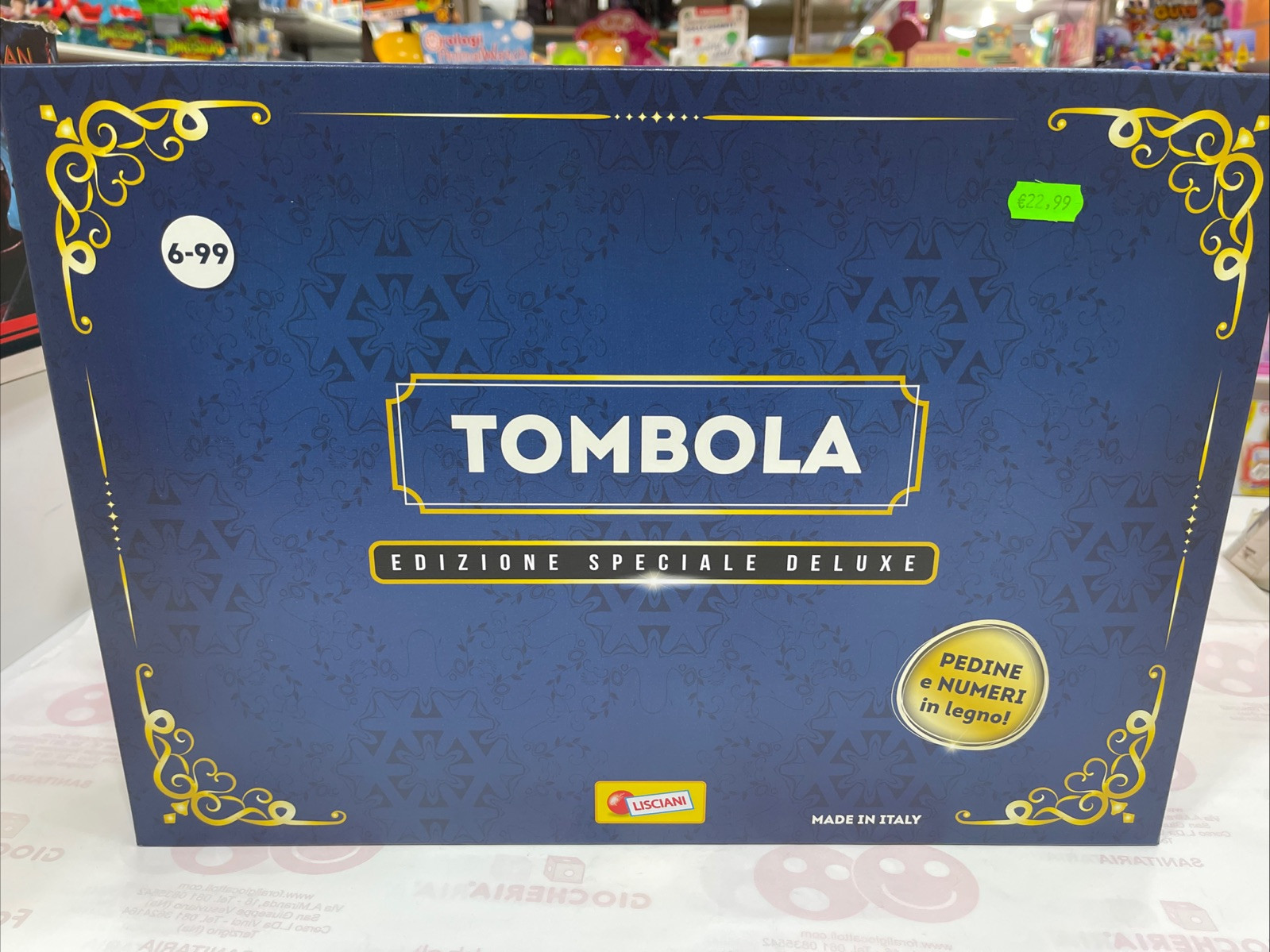 (TG. Taglia Unica) Liscianigiochi Ludoteca La Tombola - NUOVO