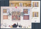 XE67670 Belgium tapestries Ensor paintings First Day Sheet used