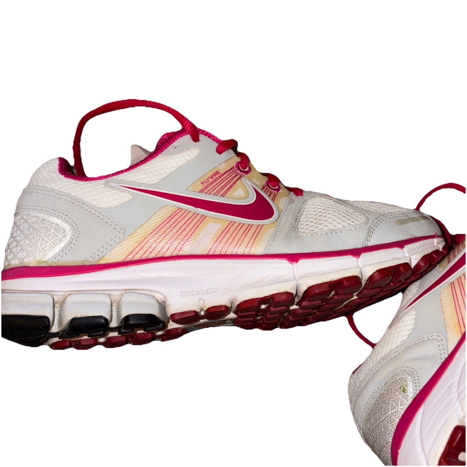 Nike Women's Air Pegasus 28 Hot Pink White Gray Running Shoe / Sz 8 thumbnail 13