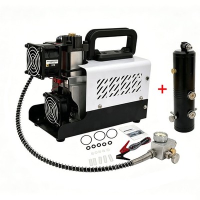 PCP Air Compressor 4500Psi/30Mpa Portable Oil-Free Pump & Oil Water Separator