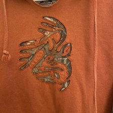 Legendary Whitetails Hoodie Mens Medium Orange Original Deer Gear Sweatshirt