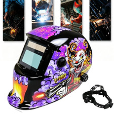 True Color Solar Auto Darkening Welding Helmet Arc Tig Mig Mask Grinding Hood