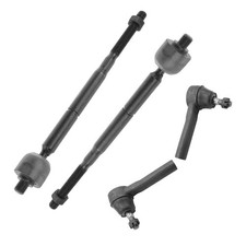 4pcs TRQ Front Inner and Outer Tie Rod Set for 2005-2007 Chrysler Town  Country