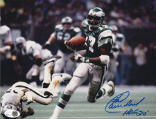 HAROLD CARMICHAEL PHILADELPHIA EAGLES HOF 20 JSA AUTHENTIC ACTION SIGNED 8x10