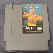 WWF WrestleMania Nintendo NES Game Cartridge Acclaim 1989 Wrestling Sports