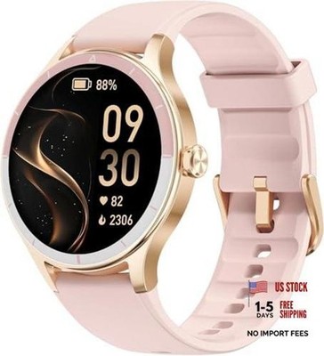 Smart Watch for Women, 40mm HD Smartwatch, Compatible with Android & iOS, Pink