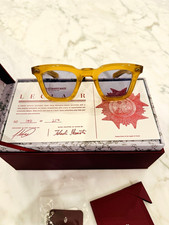Jacques Marie Mage - Leclair Sunglasses  in Saffron (Full Kit)