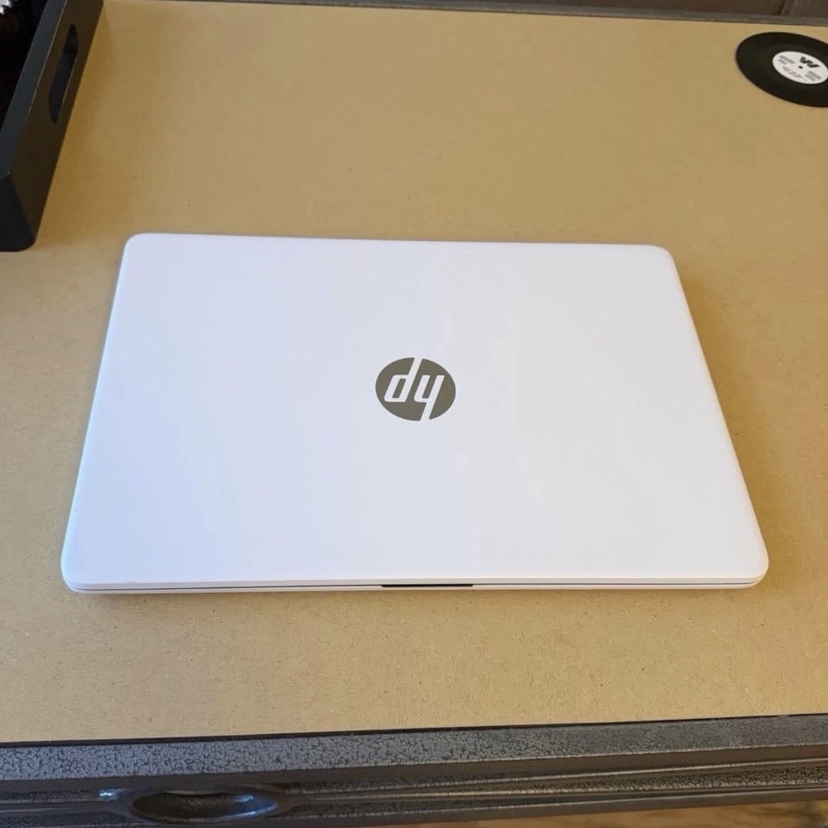 HP White Notebook Laptop with Intel Processor and Built-in Webcam