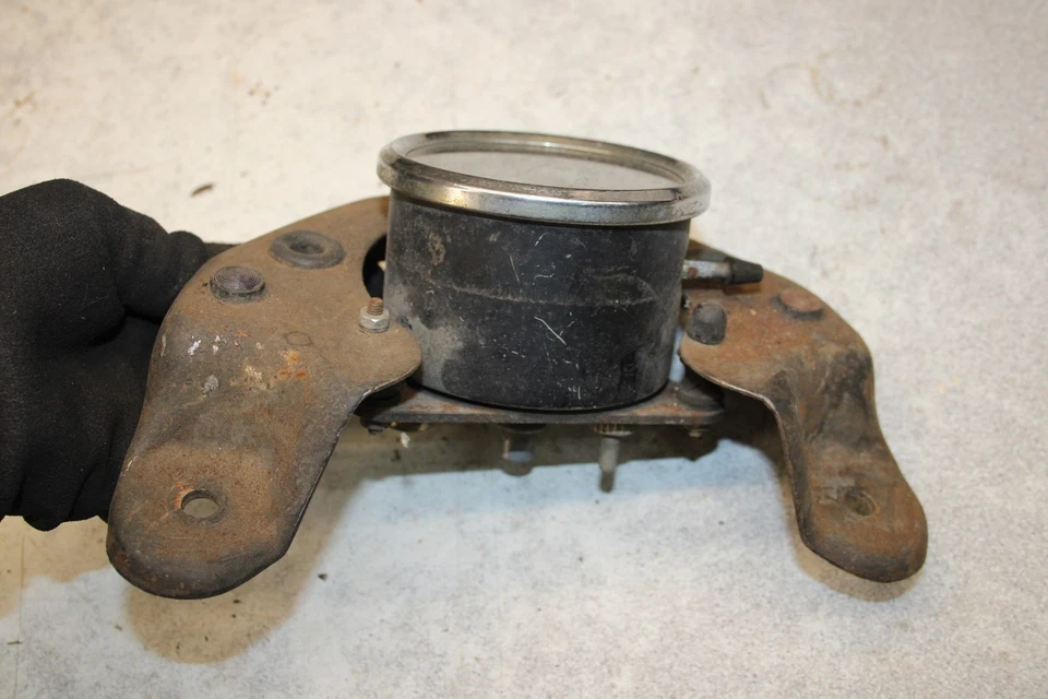 Harley-Davidson SX125 1975 Aermacchi medidores montaje velocímetro tablero L1-0305. ABA Foto 2 de 4