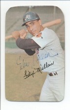 1971 Topps Super FELIX MILLAN #33 Autograph Vintage Baseball Card Auto BRAVES