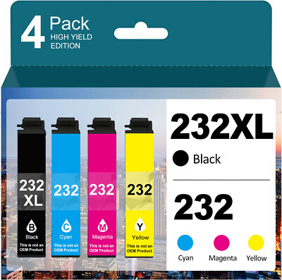 232XL Ink Cartridges Compatible With Epson XP-4205 XP-4200 WF-2930 WF-2950
